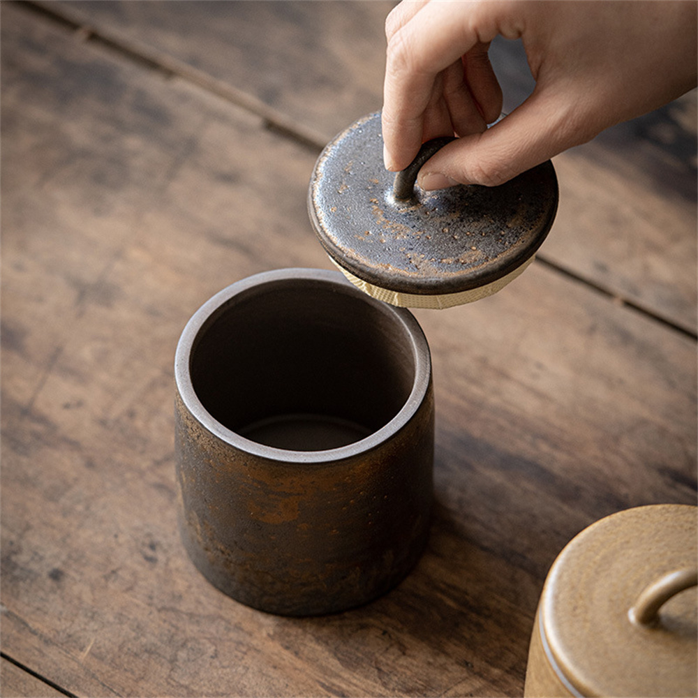 Ceramic Tea Caddy Sealed Jar S - Food Storage Drawer Organizer reseña y precio