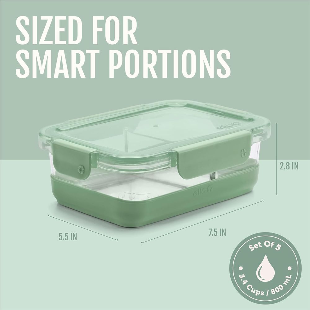 Refresh 3.4 Cup Divided Meal P - Food Storage With Dividers reseña y precio