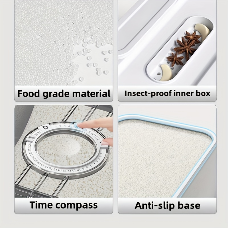us2 Sizes Airtight Food Storag - Food Storage Without Pantry reseña y precio