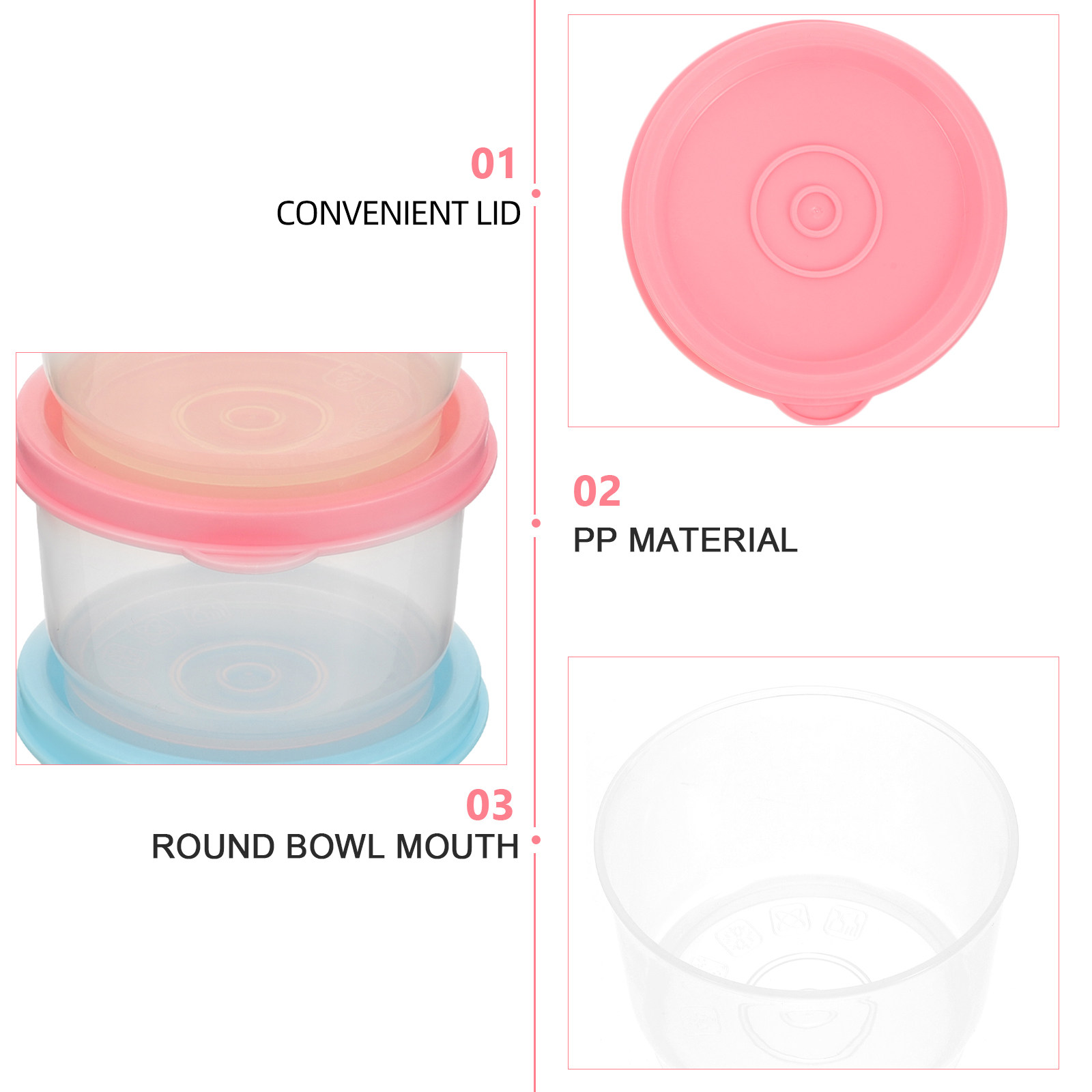 12 Pcs Baby Food Storage Conta - Food Storage Non Toxic reseña y precio