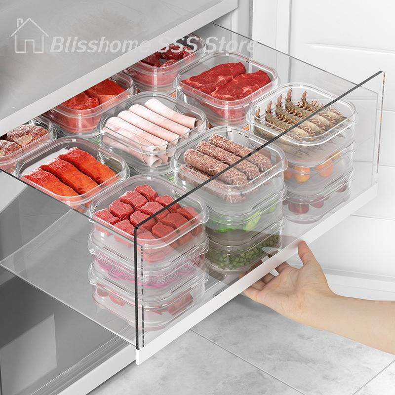 【S】5/10PCS Freeze Meat Preserv - Food Storage Drawer Organizer reseña y precio