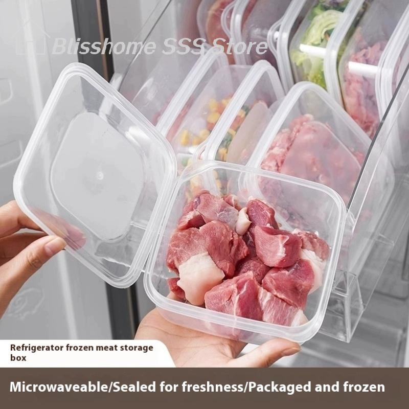 【S】5/10PCS Freeze Meat Preserv - Food Storage Drawer Organizer reseña y precio
