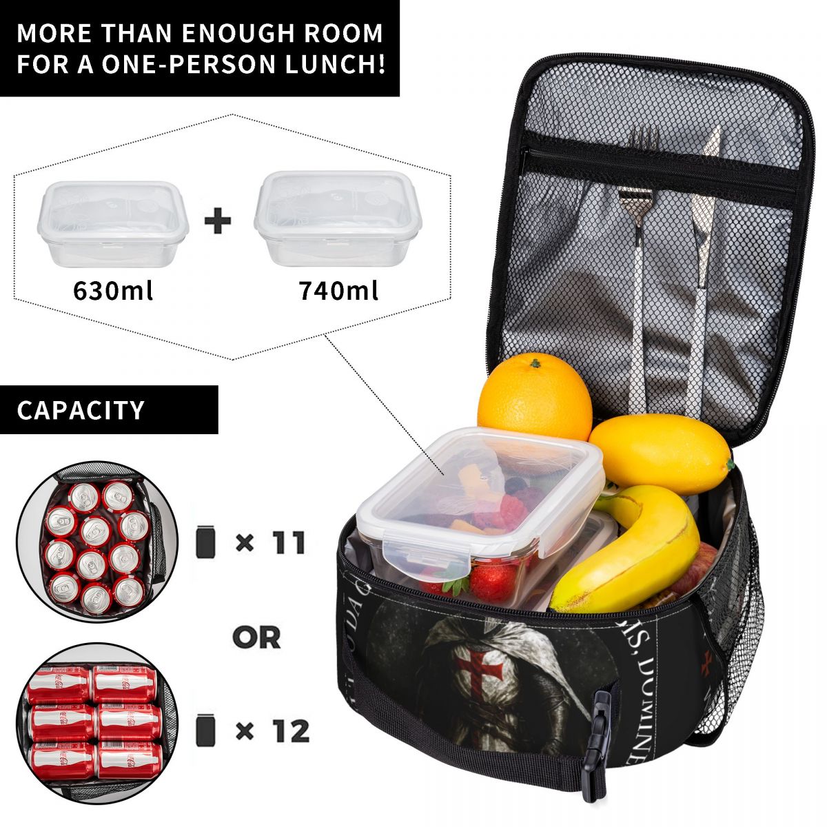 Templar Knight Crusader Resuab - Food Storage Medieval reseña y precio