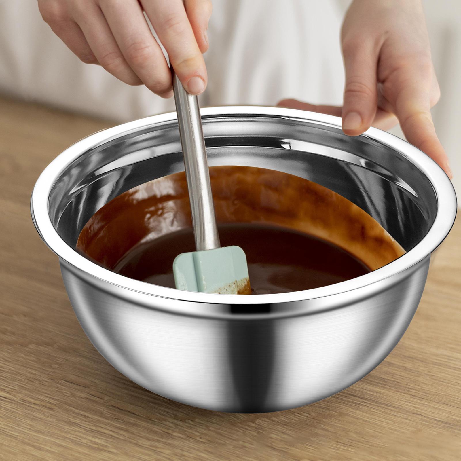 Steel Mixing Bowls Nesting Rou - Food Storage And Organizer reseña y precio