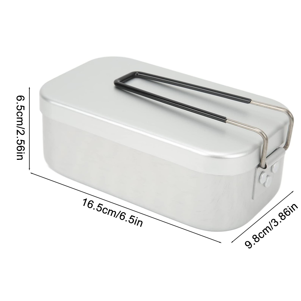 800ML Aluminum Lunch Boxes Out - Food Storage Hiking reseña y precio