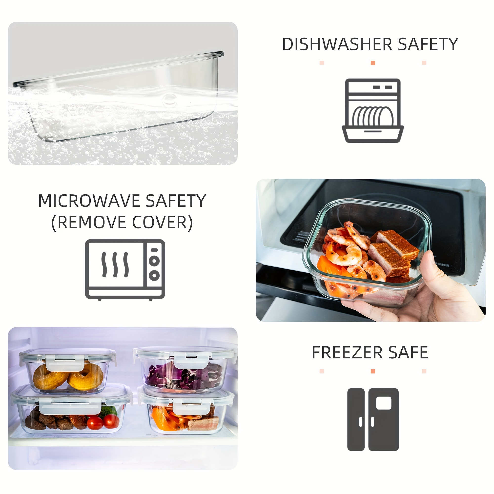 24-Piece High Borosilicate Gla - Food Storage Without Pantry reseña y precio