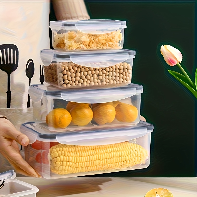 8-PC BPA-Free Airtight Food Co - Food Storage Microwave Safe reseña y precio