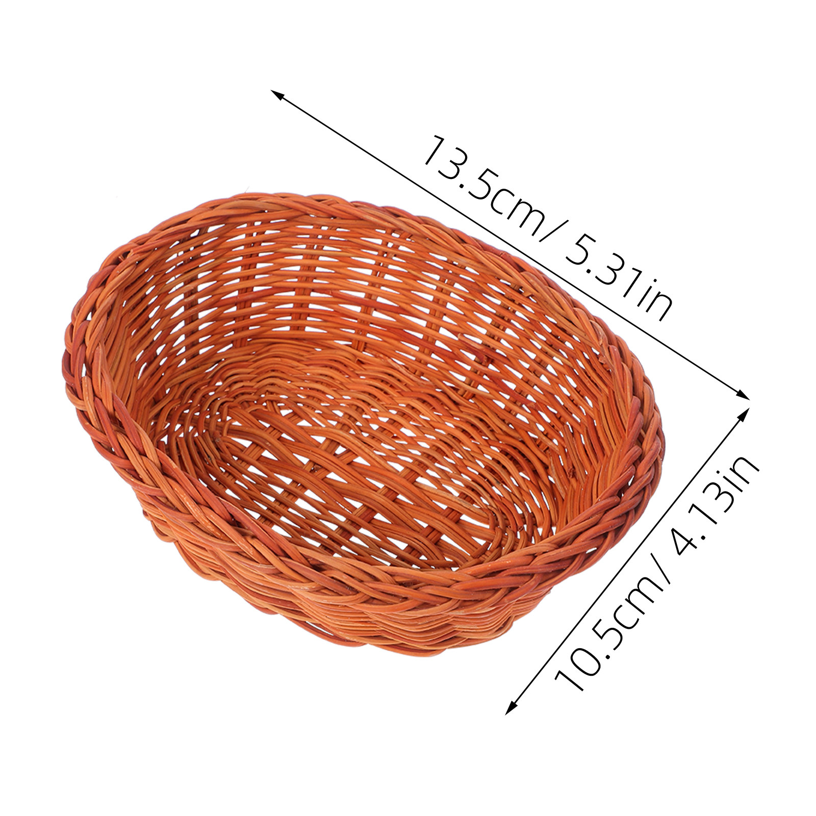 10Pcs Rattan Bread Basket Smal - Food Storage And Organizer reseña y precio