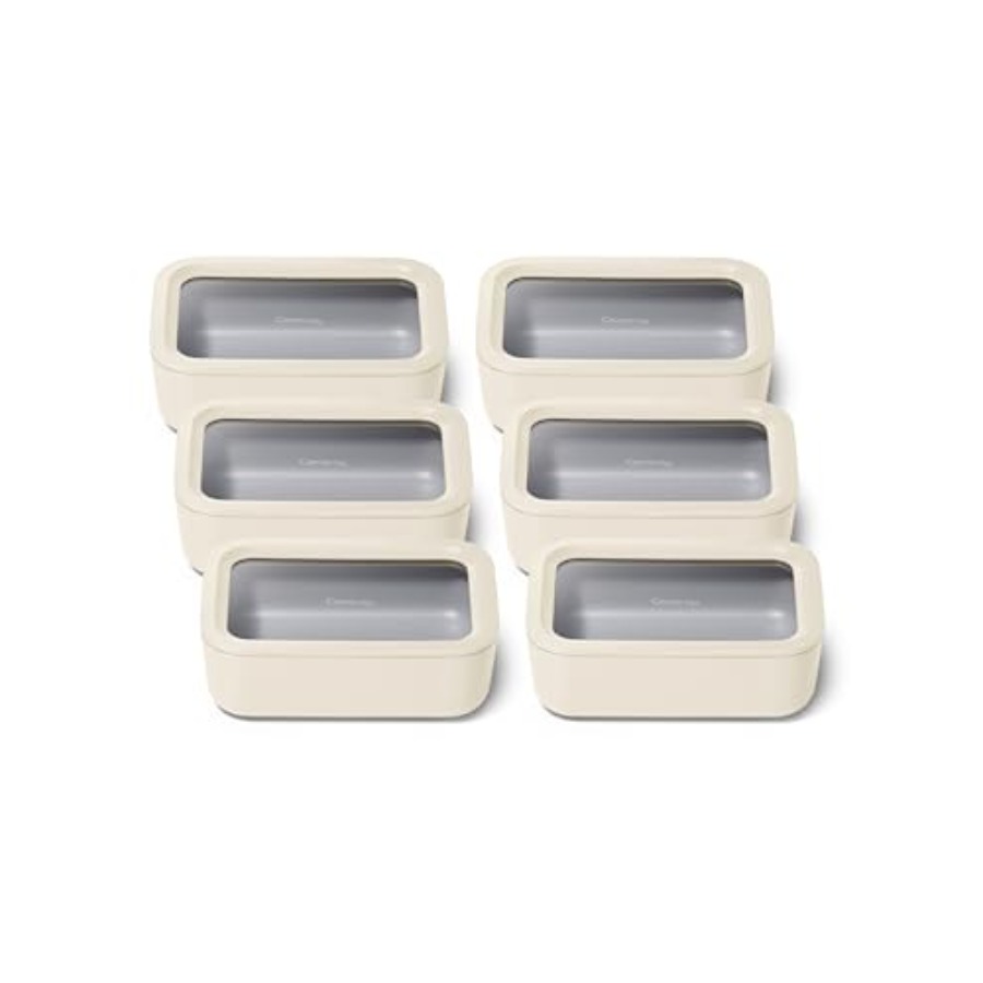6pc Glass Food Storage Set for - Food Storage Non Toxic reseña y precio