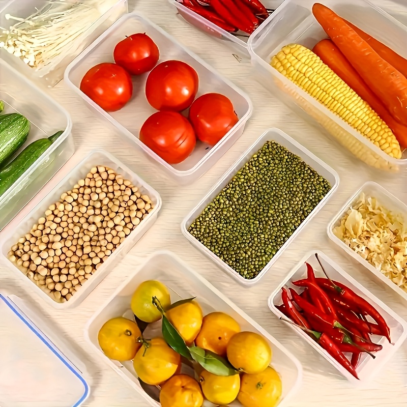 8Pcs Set Includes 4 Containers - Food Storage And Organizer reseña y precio