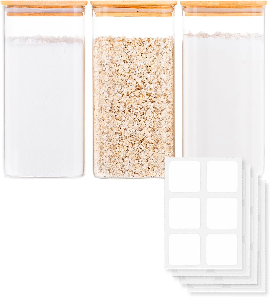Glass Food Storage Jars with A - Food Storage Jar Glass reseña y precio