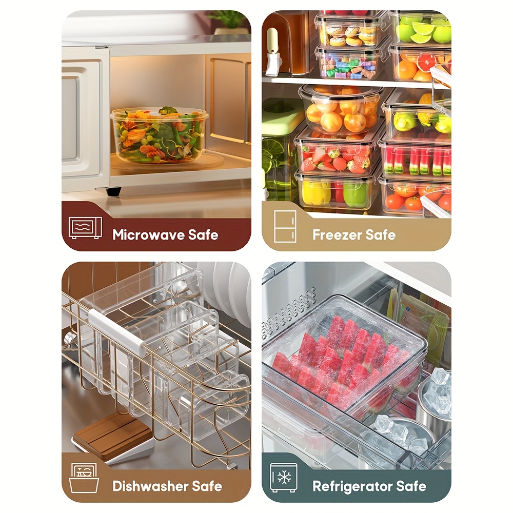60pcs Airtight Food Storage Co - Food Storage Without Pantry reseña y precio