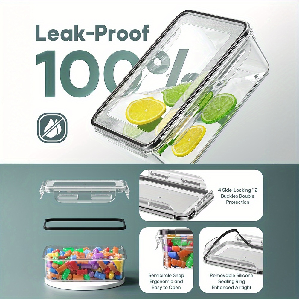 60pcs Airtight Food Storage Co - Food Storage Without Pantry reseña y precio