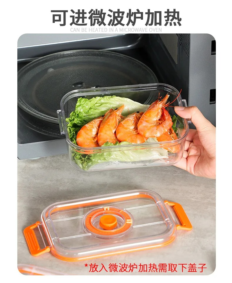 Vacuum Fresh-keeping Box Refri - Food Storage With Dividers reseña y precio