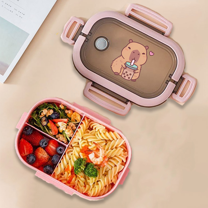 Capybara Bento Lunch Box Anime - Food Storage And Container reseña y precio
