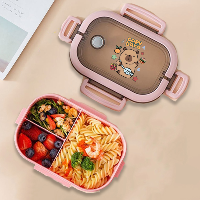 Capybara Bento Lunch Box Anime - Food Storage And Container reseña y precio