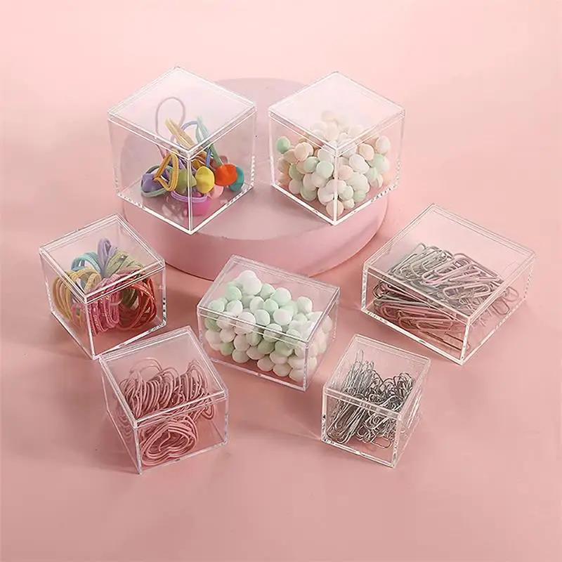12 PCS Transparent Acrylic Box - Food Storage With Dividers reseña y precio
