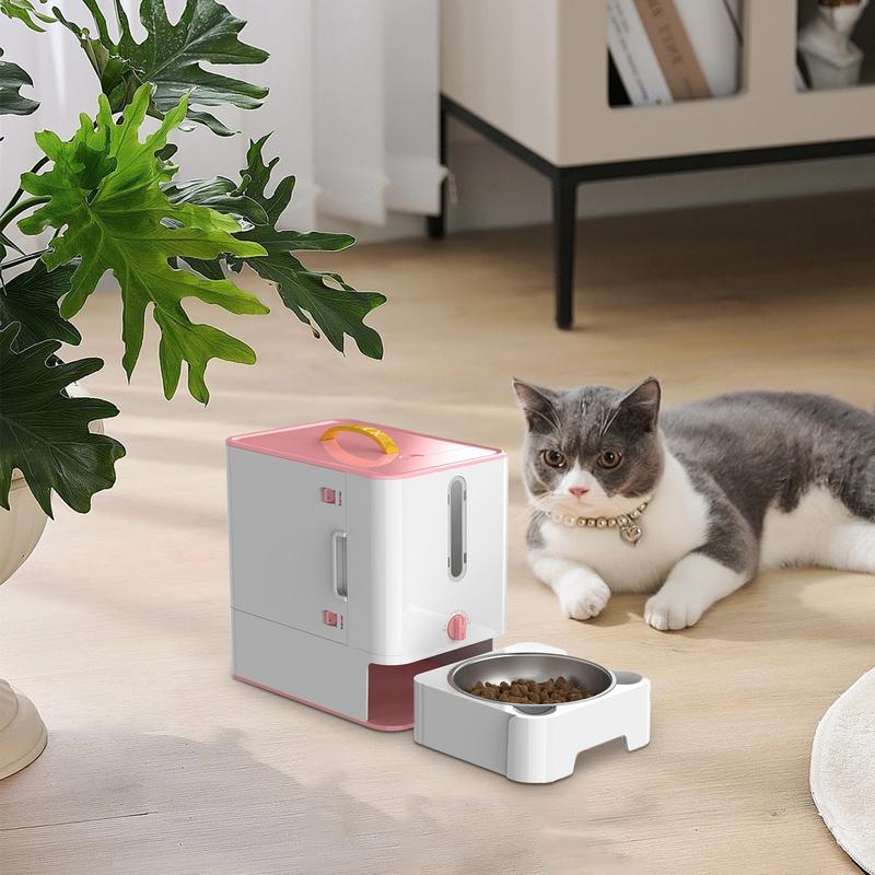 Pet Feeder Box Feeding Bowl Ca - Food Storage Food Safety reseña y precio