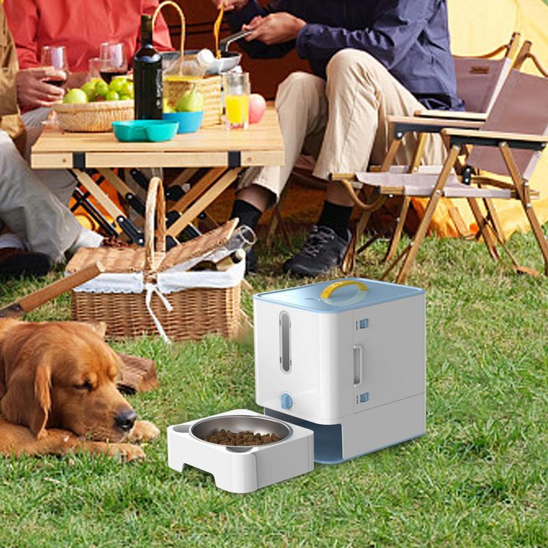 Pet Feeder Box Feeding Bowl Ca - Food Storage Food Safety reseña y precio