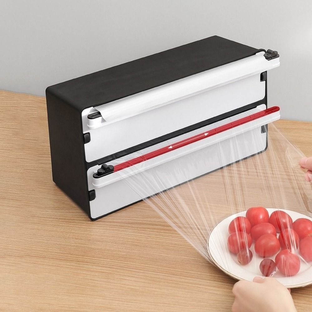 2 in 1 Food Film Dispenser Cut - Food Storage Food Safety reseña y precio