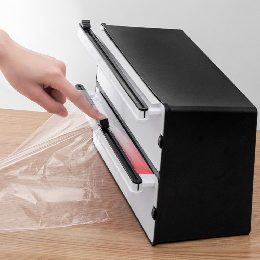 2 in 1 Food Film Dispenser Cut - Food Storage Food Safety reseña y precio