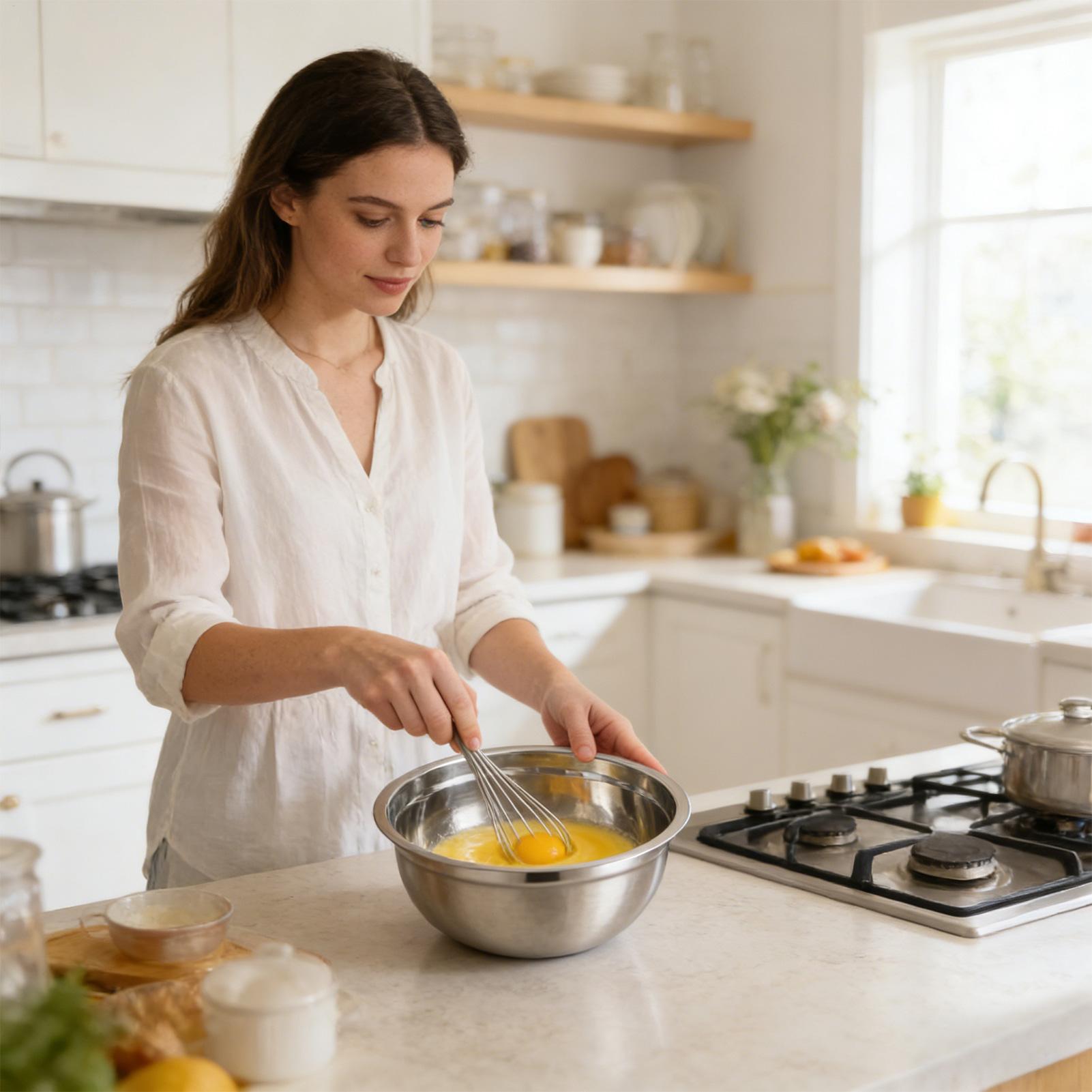 Metal Mixing Bowls Nesting Rou - Food Storage And Organizer reseña y precio
