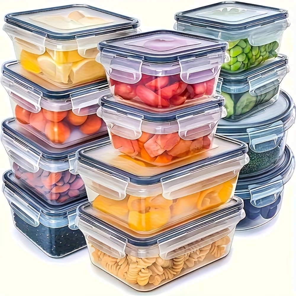 8-PC BPA-Free Airtight Food Co - Food Storage Microwave Safe reseña y precio