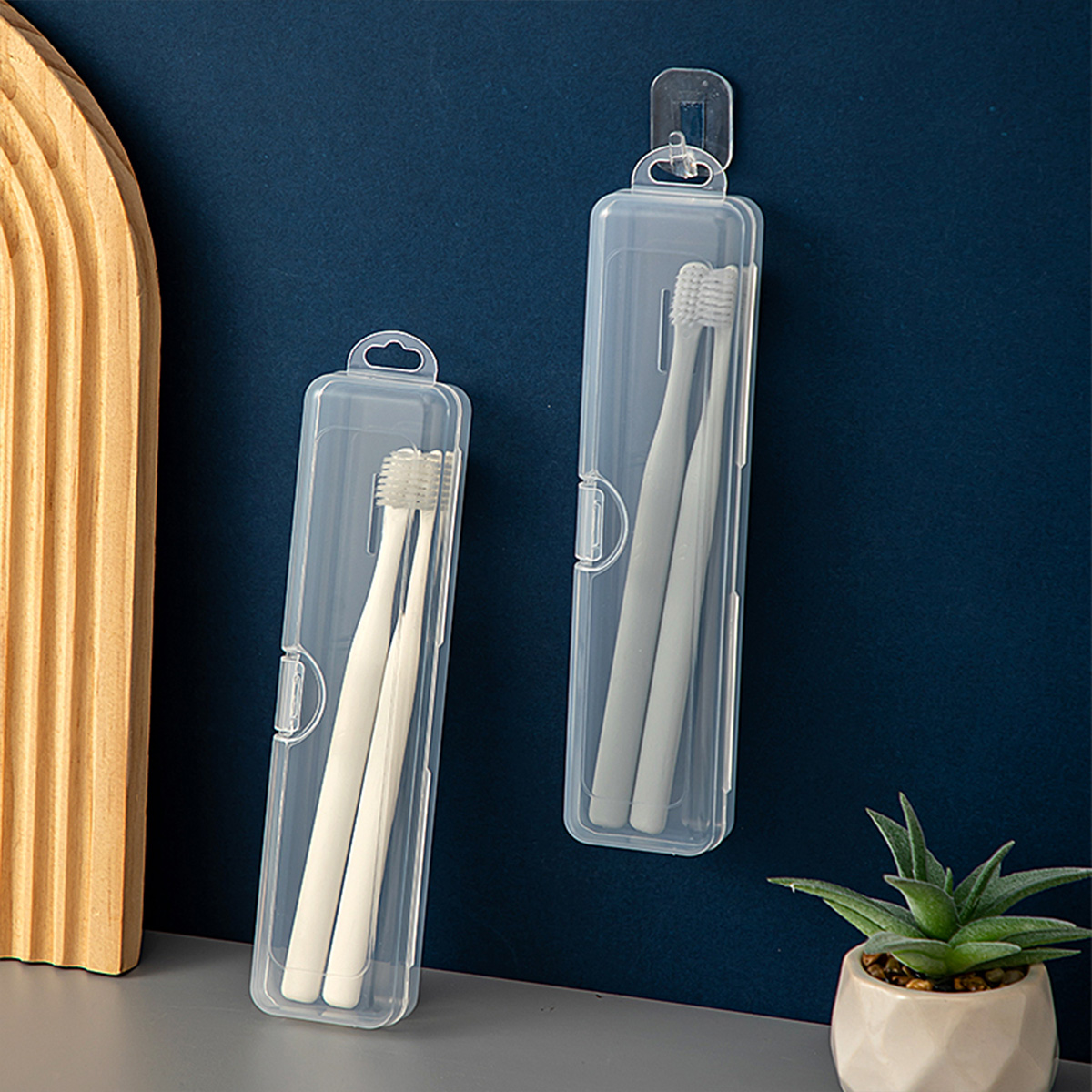 WORTHBUY Toothbrush Box Transp - Food Storage Drawer Organizer reseña y precio
