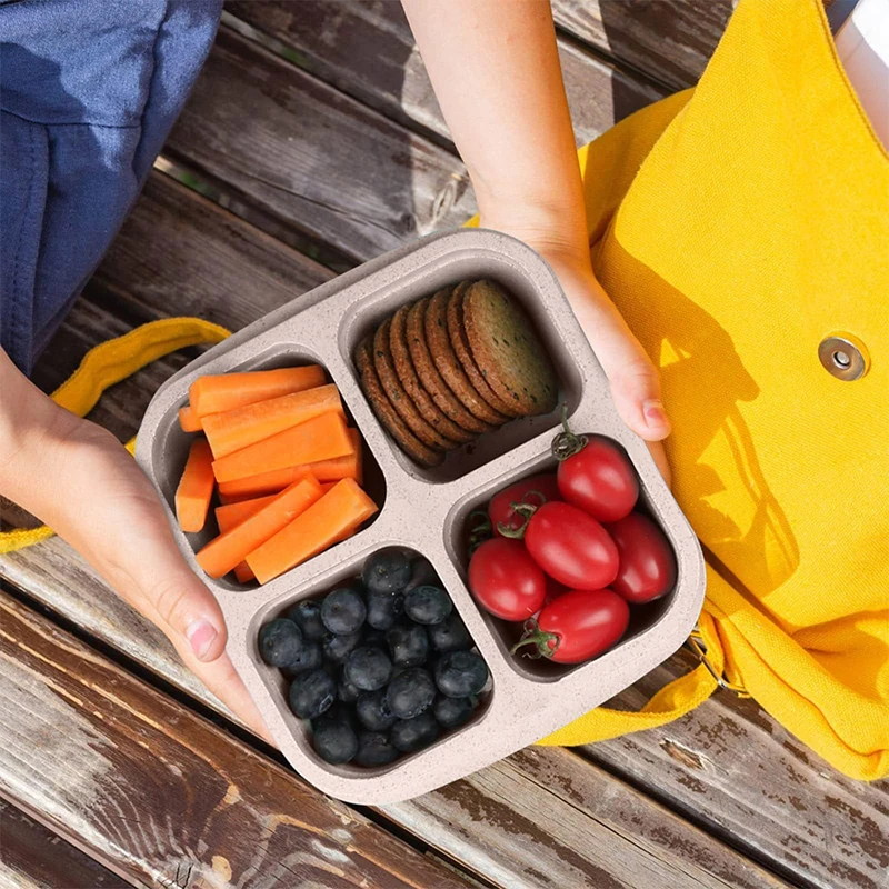 4 Grids Food Storage Box Porta - Food Storage Drawer Organizer reseña y precio