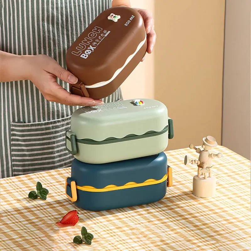 850ML Lunch Box Double-layer P - Food Storage Made Easy reseña y precio