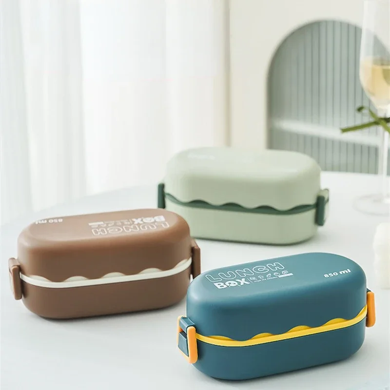 850ML Lunch Box Double-layer P - Food Storage Made Easy reseña y precio