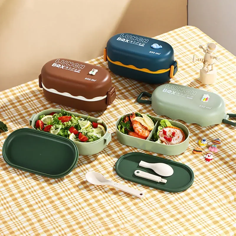 850ML Lunch Box Double-layer P - Food Storage Made Easy reseña y precio