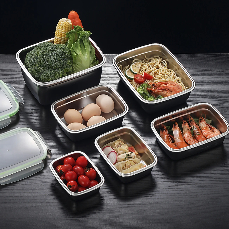 304 Stainless Steel Lunch Box  - Food Storage And Organizer reseña y precio