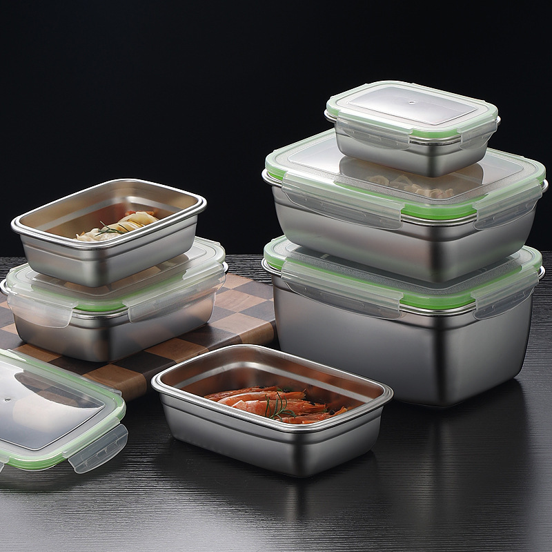 304 Stainless Steel Lunch Box  - Food Storage And Organizer reseña y precio