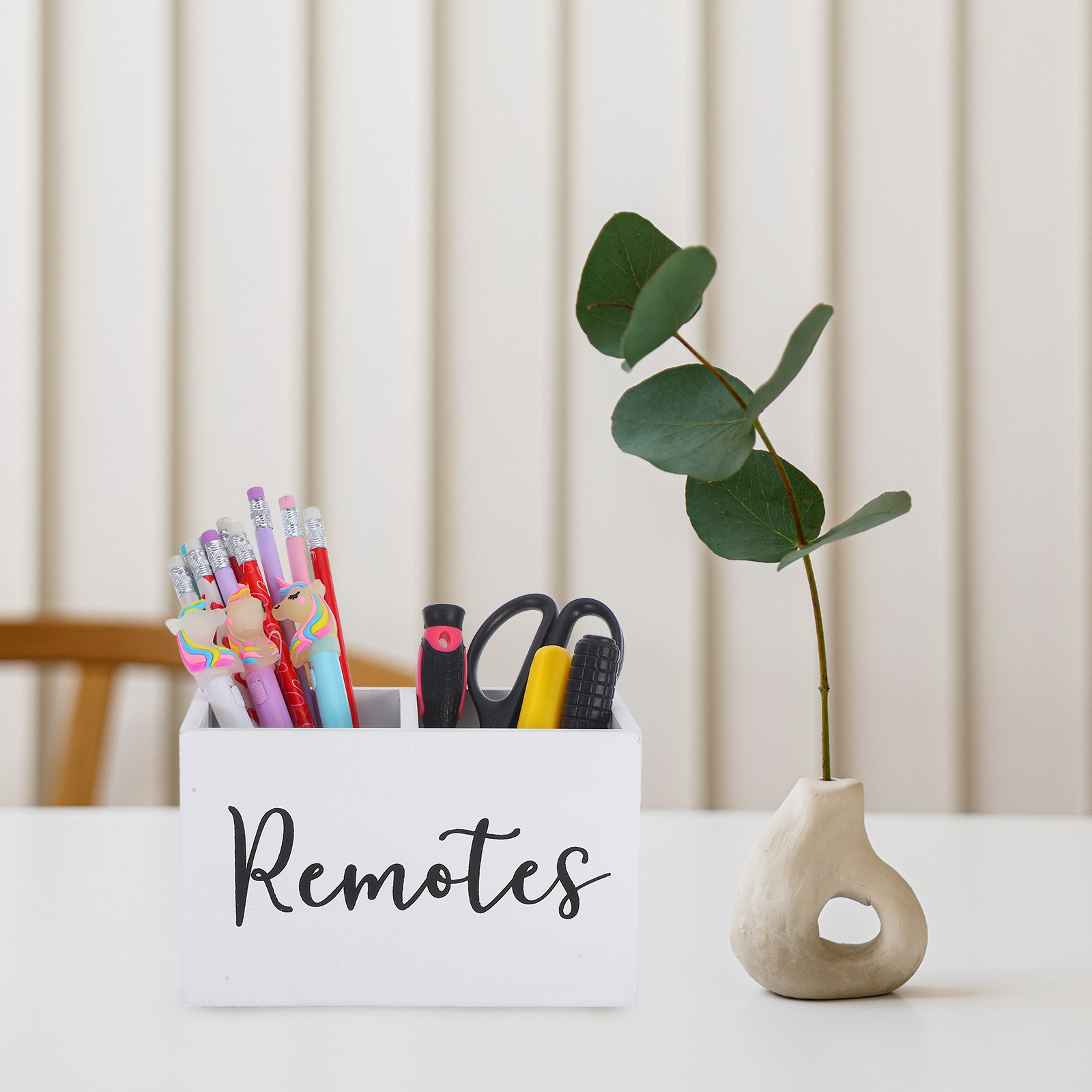 Rustic Wood Remote Control Hol - Food Storage And Organizer reseña y precio