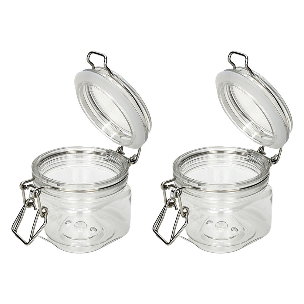 2Pcs Sealed Storage Jars Trans - Food Storage Containers reseña y precio