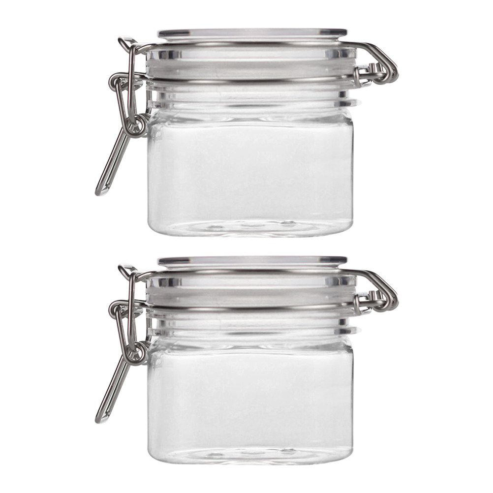 2Pcs Sealed Storage Jars Trans - Food Storage Containers reseña y precio