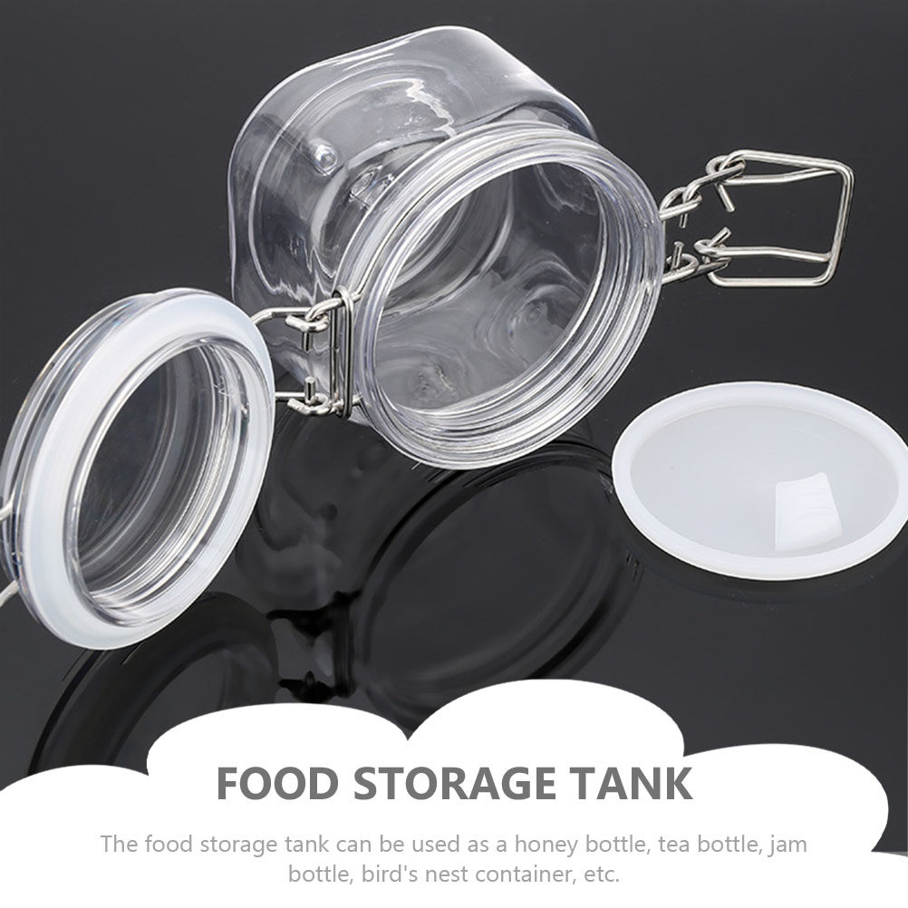 2Pcs Sealed Storage Jars Trans - Food Storage Containers reseña y precio