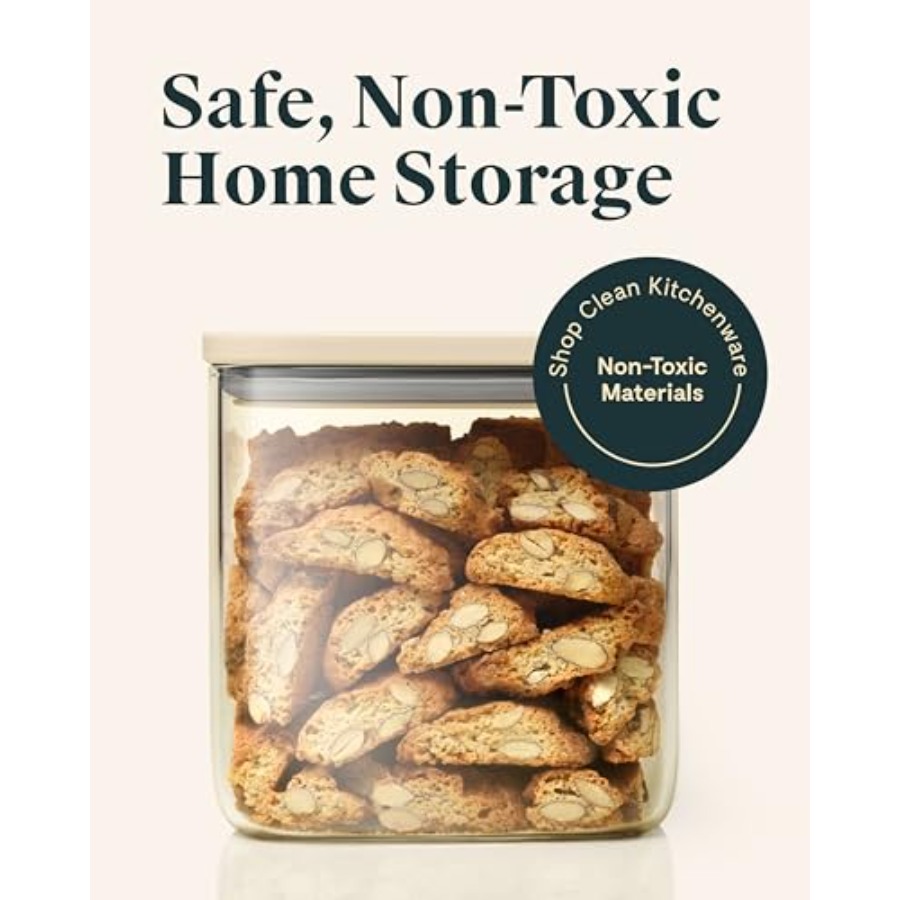 2.5qt Glass Airtight Food Stor - Food Storage Non Toxic reseña y precio