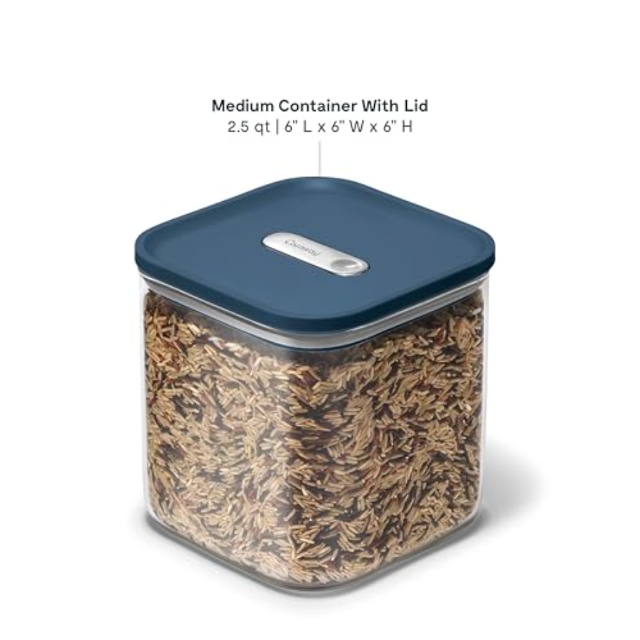 2.5qt Glass Airtight Food Stor - Food Storage Non Toxic reseña y precio