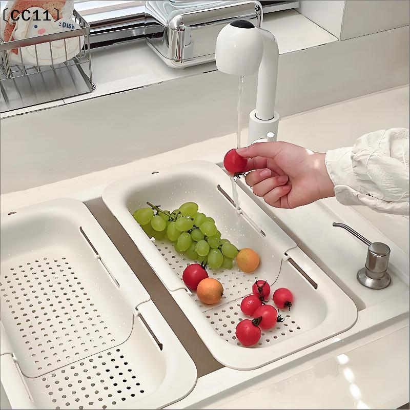 Telescopic Drain Basket, Light - Food Storage Non Toxic reseña y precio