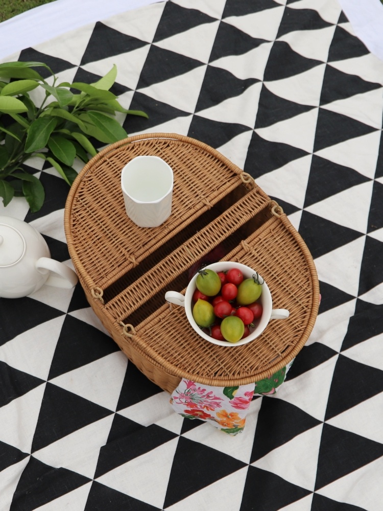FenEr Wicker Camping Picnic Ba - Food Storage Brands reseña y precio