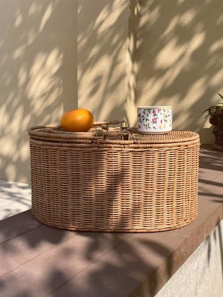 FenEr Wicker Camping Picnic Ba - Food Storage Brands reseña y precio