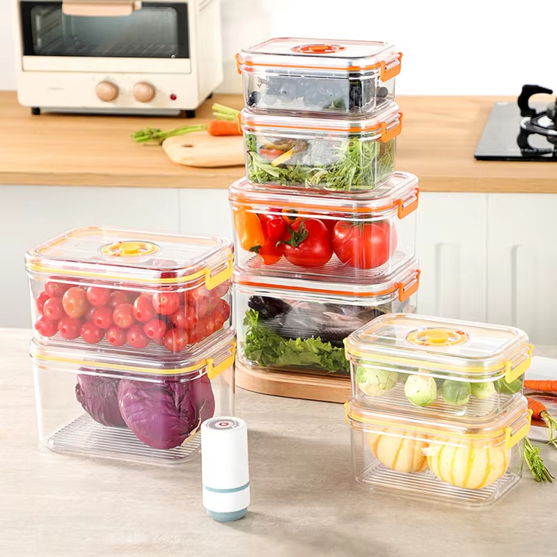 Vacuum Fresh-keeping Box Refri - Food Storage Drawer Organizer reseña y precio