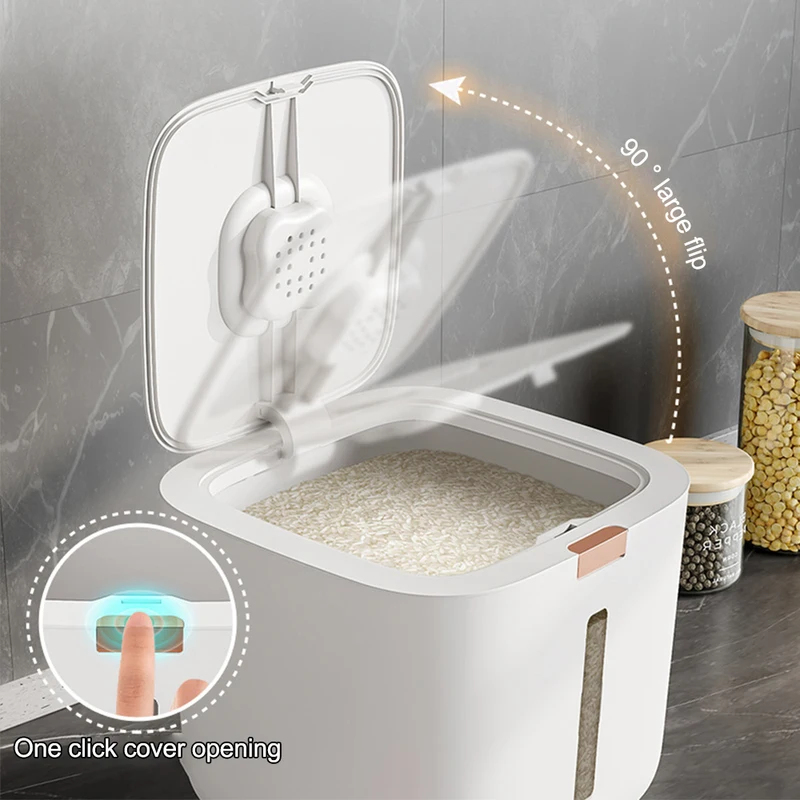 10KG Sealed Rice Storage Box I - Food Storage Made Easy reseña y precio