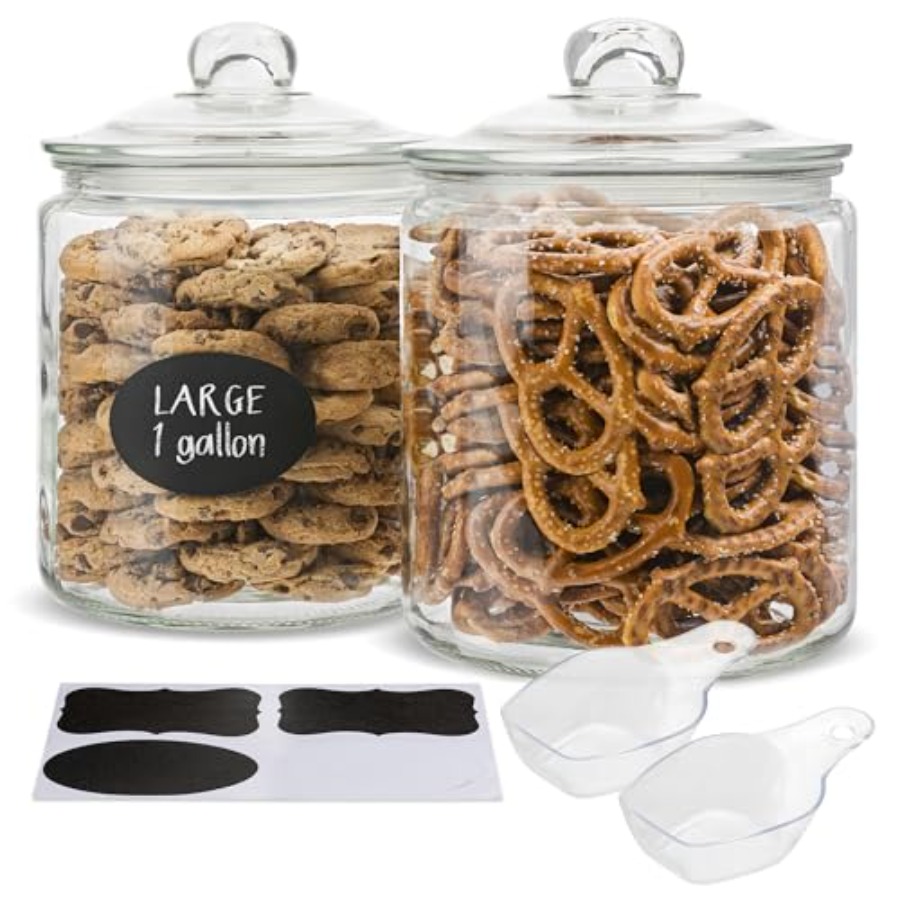 Glass Kitchen Jars Food and Co - Food Storage Jar Glass reseña y precio