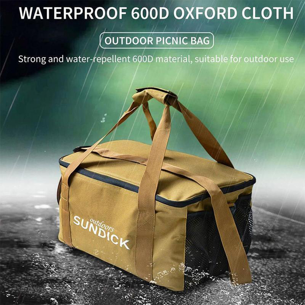 Outdoor Picnic Bag Waterproof  - Food Storage Hiking reseña y precio