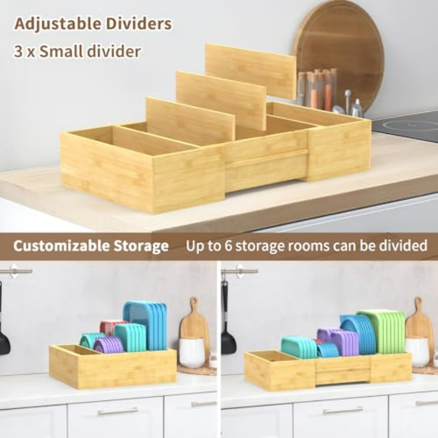 Lid Organizer for Cabinet, Bam - Food Storage And Organizer reseña y precio