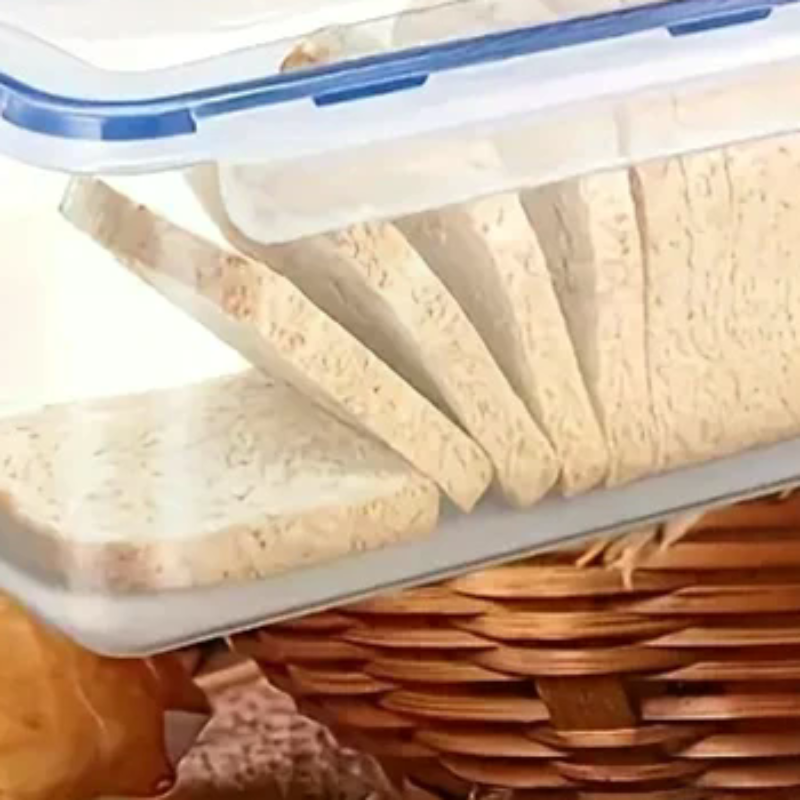Plastic Bread Storage Box Airt - Food Storage With Dividers reseña y precio