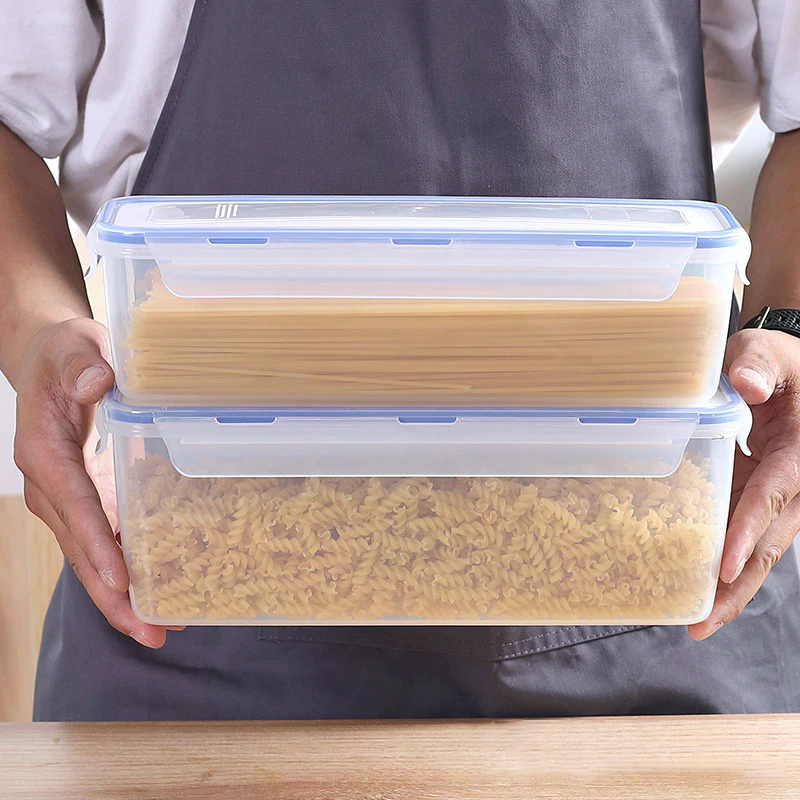Plastic Bread Storage Box Airt - Food Storage With Dividers reseña y precio